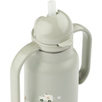 Liewood Trinkflasche Kimmie Vehicles / Dove blue 250 ml bei Yay Kids