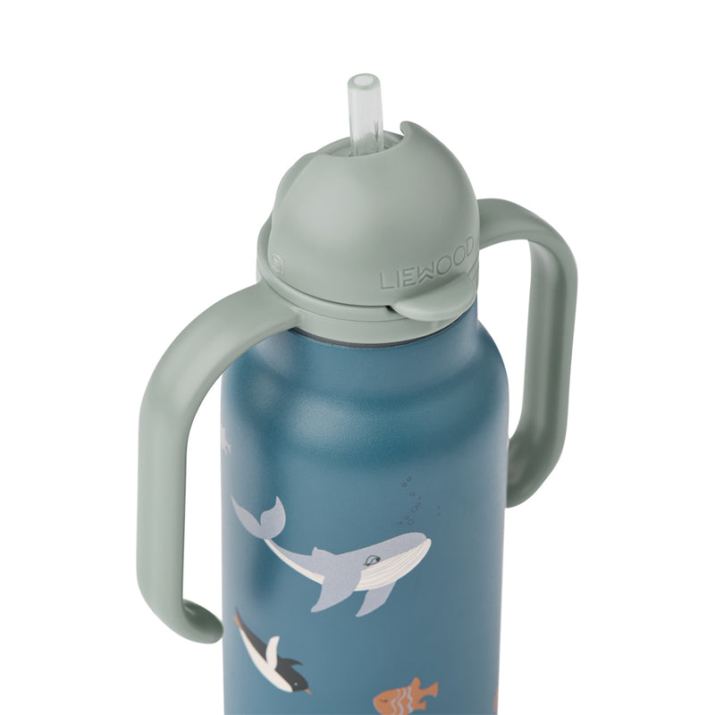 Liewood Trinkflasche Kimmie Arctic Sea / Ocean 250 ml bei Yay Kids
