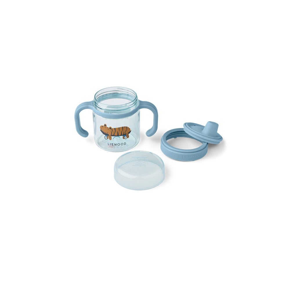 Liewood Tritan Sippy Cup Kylo Fun / Beach blue 280ml bei Yay Kids