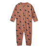 Liewood Kinder Pyjama Birk Jumpsuit Horses / Dark rosetta bei Yay Kids