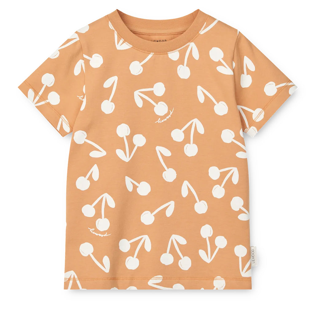 Liewood Bedrucktes Pyjama-Set Ilford Cherry blossom Light apricot bei Yay Kids