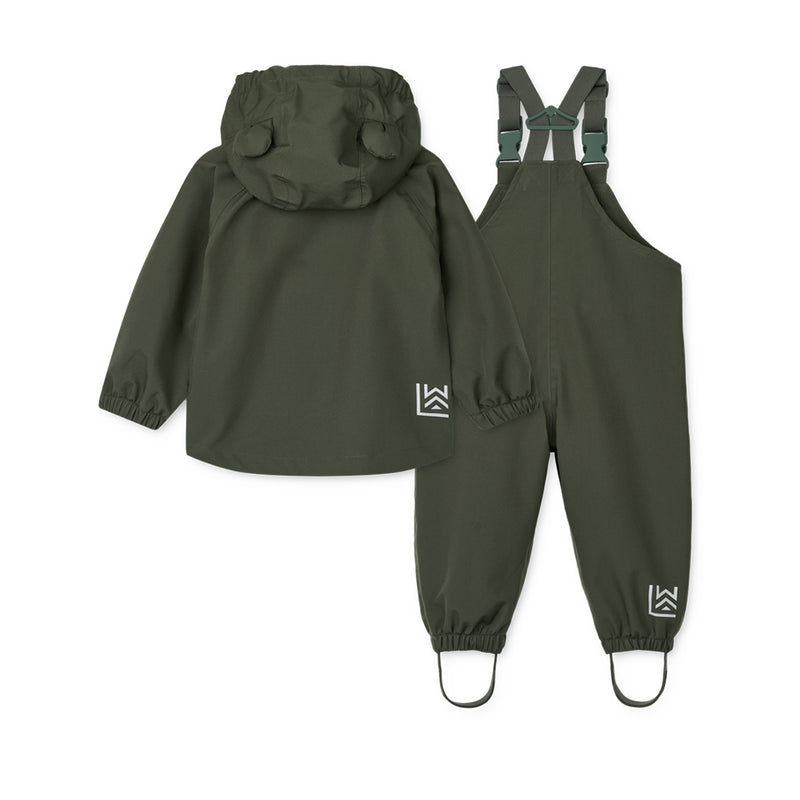 Liewood Regenset Manu Hunter green bei Yay Kids