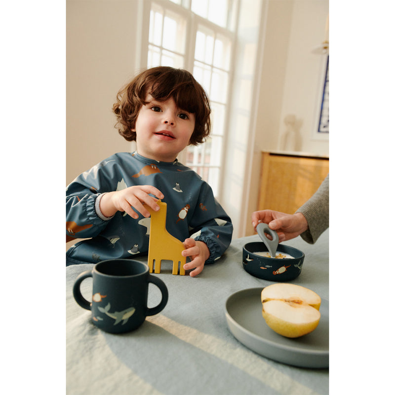 Liewood Kinder Latz Merle Arctic Sea / Ocean view bei Yay Kids