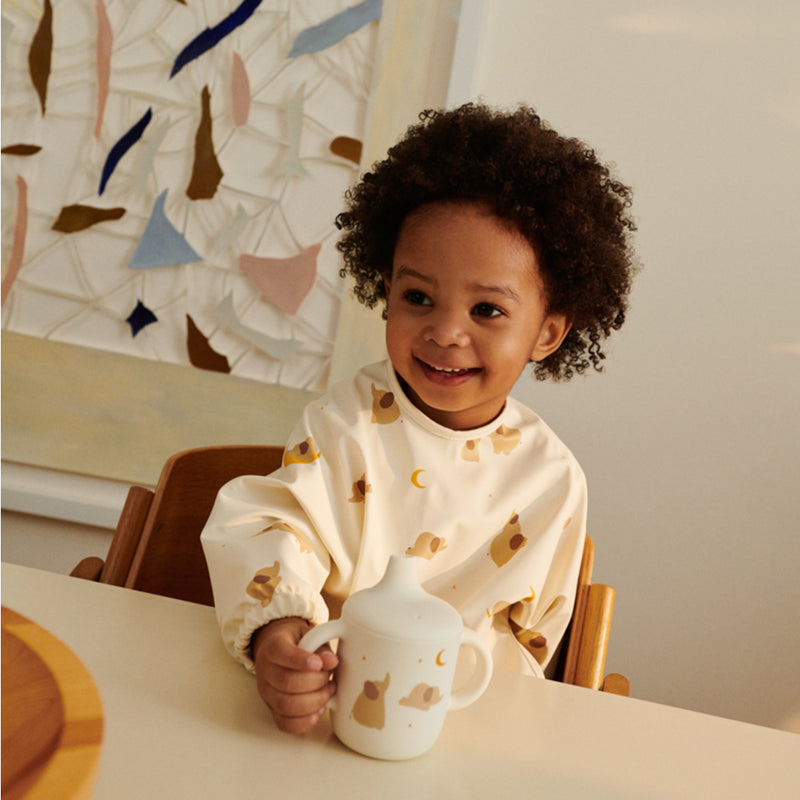 Liewood Kinder Latz Merle  Elephant / Creme de la creme bei Yay Kids
