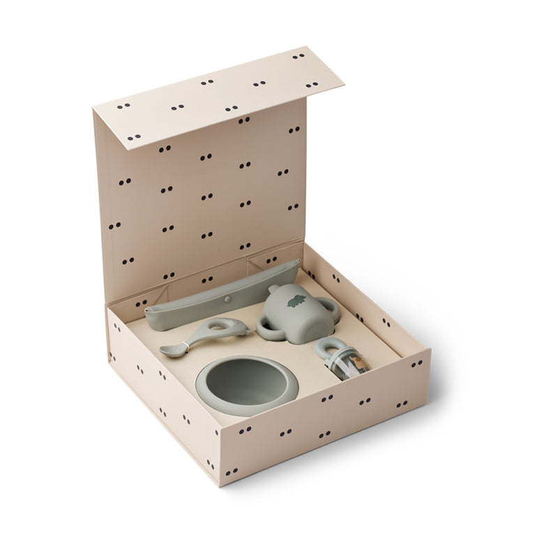 Liewood Baby Essensset Mileah Dove blue bei Yay Kids