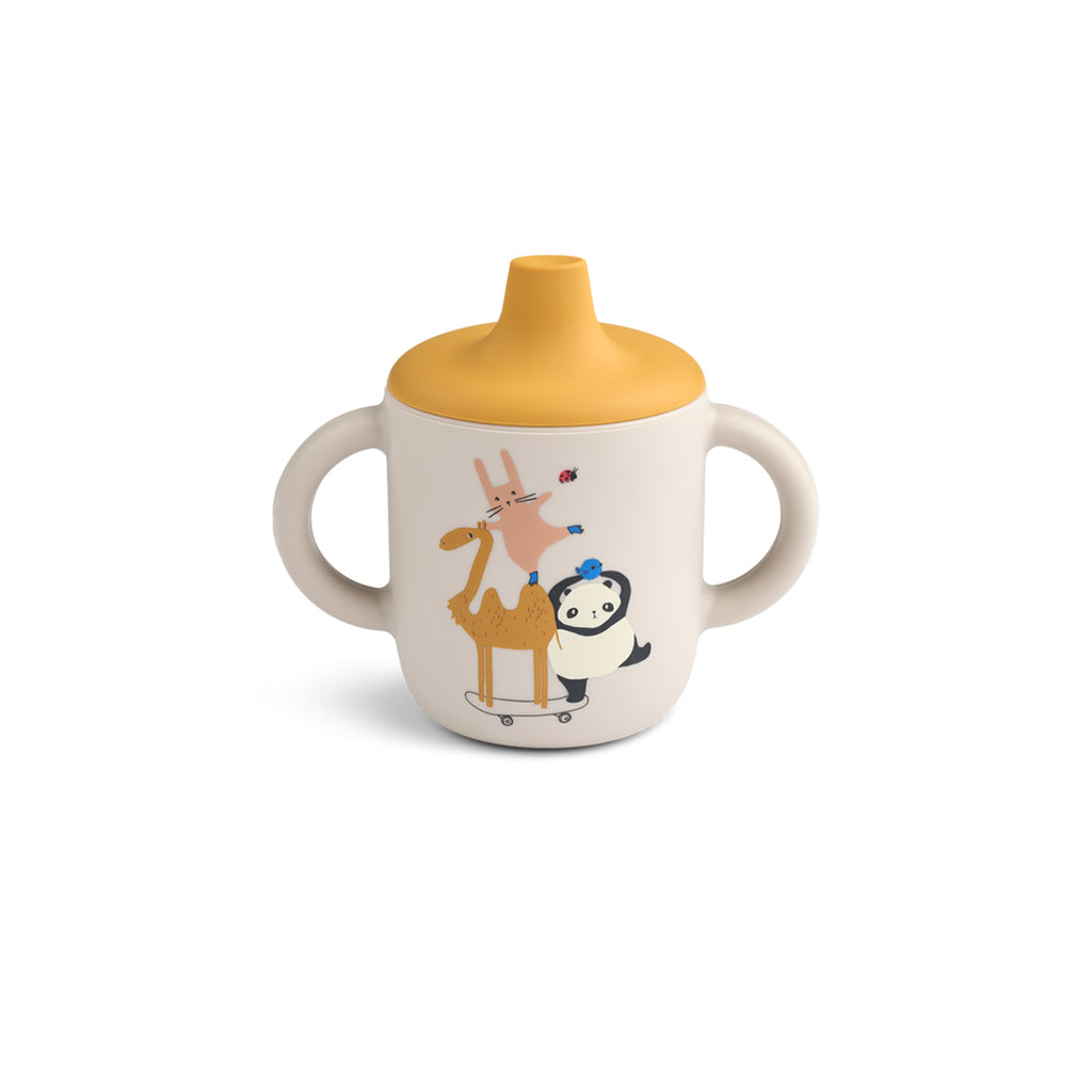 Liewood Baby Silicone Cup Neil Around the world / Sandy bei Yay Kids