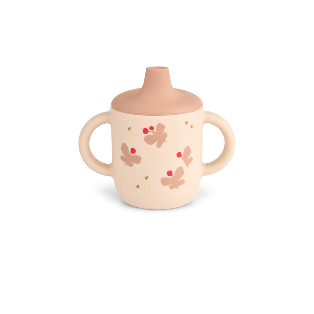 Liewood Baby Schnabelbecher Neil Butterfly / Apple blossom bei Yay Kids