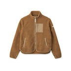 Liewood Frauen Fleece Jacke Nelson Golden caramel oat mix bei Yay Kids