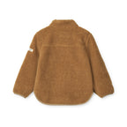 Liewood Kinder Fleece Jacke Nolan Golden caramel/Oat mix bei Yay Kids