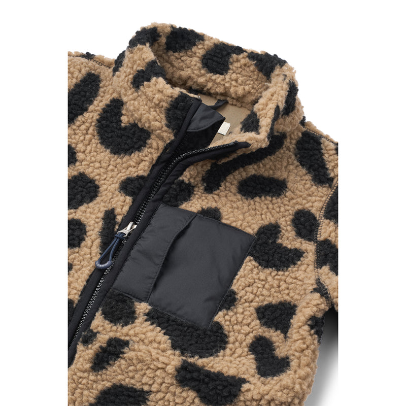 Liewood Baby Teddyanzug Nolano Mega leo / Oat mix bei Yay Kids