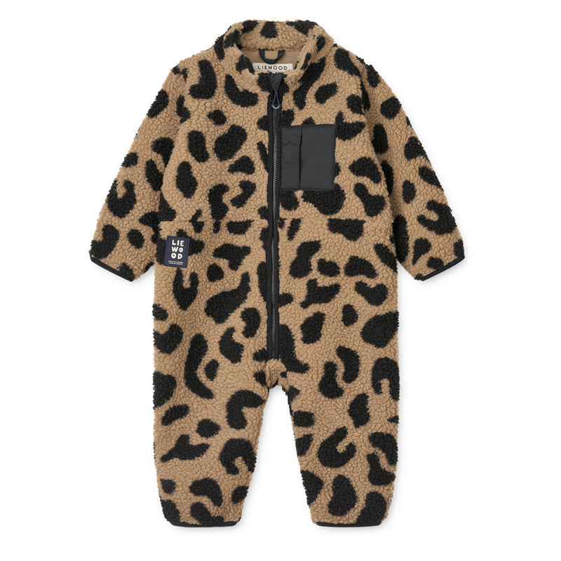 Liewood Baby Teddyanzug Nolano Mega leo / Oat mix bei Yay Kids