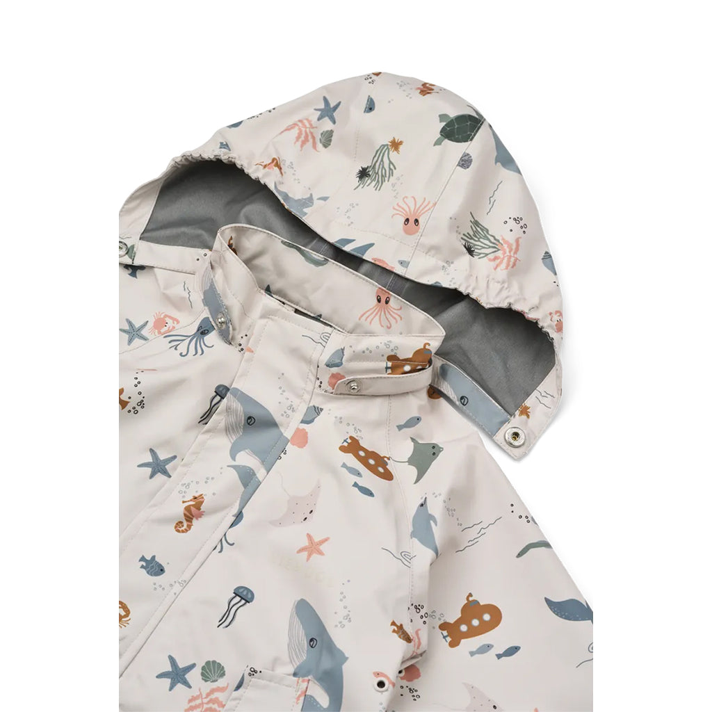 Liewood Rainwear Set Pedia Sea creature / Sandy bei Yay Kids