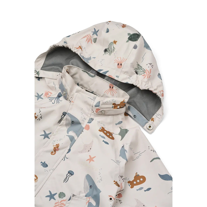 Liewood Rainwear Set Pedia Sea creature / Sandy bei Yay Kids