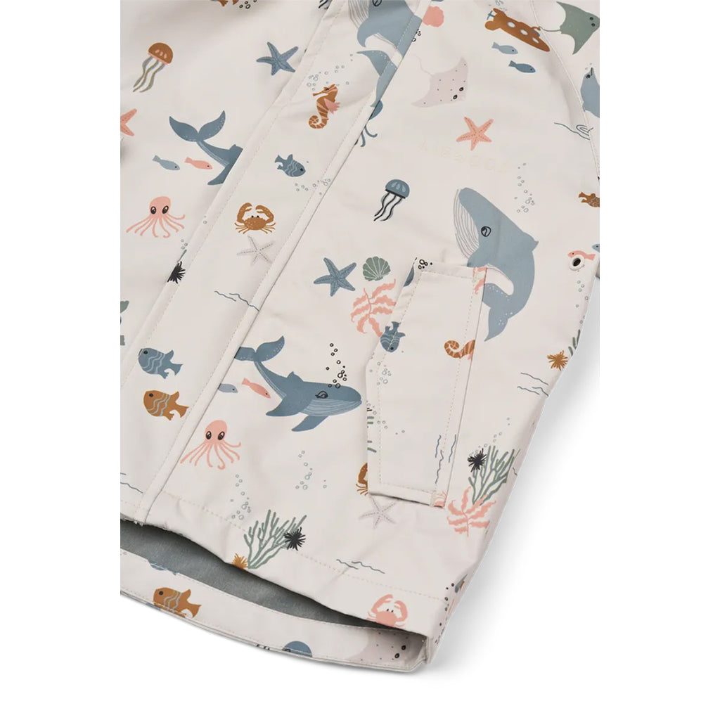 Liewood Rainwear Set Pedia Sea creature / Sandy bei Yay Kids