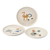 Liewood Remco Teller 4er-Pack Around the World/Sandy bei Yay Kids