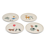 Liewood Remco Teller 4er-Pack Around the World/Sandy bei Yay Kids