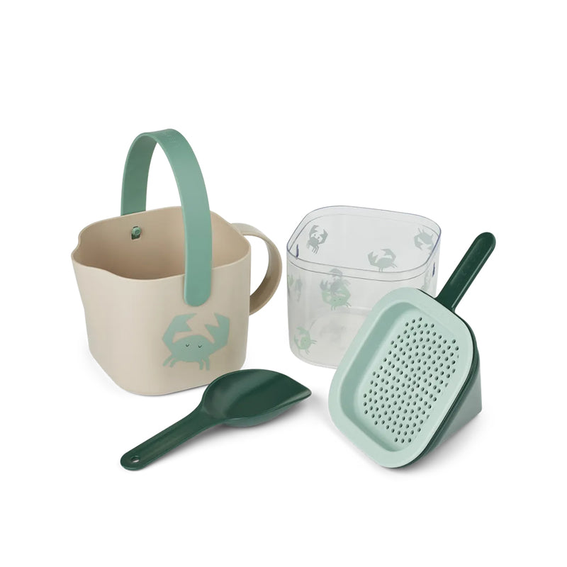 Liewood Kinder Sand Set Roald Crab/Sandy bei Yay Kids