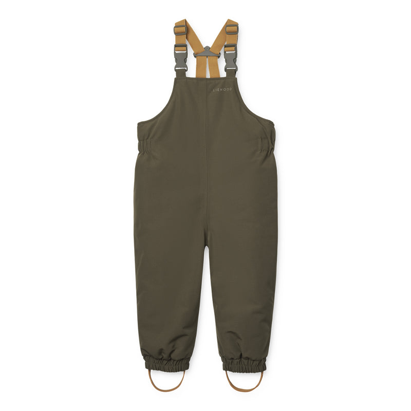 Liewood Kinder Skihose Sejr Army brown / Golden caramel bei Yay Kids