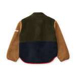 Sherpa Jacket Nolan Army brown multi mix
