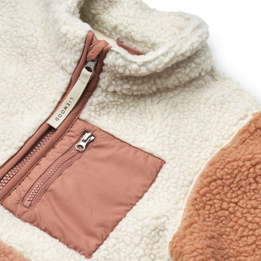 Liewood Kinder Fleece Jacke Nolan Tuscany Rose Mix bei Yay Kids