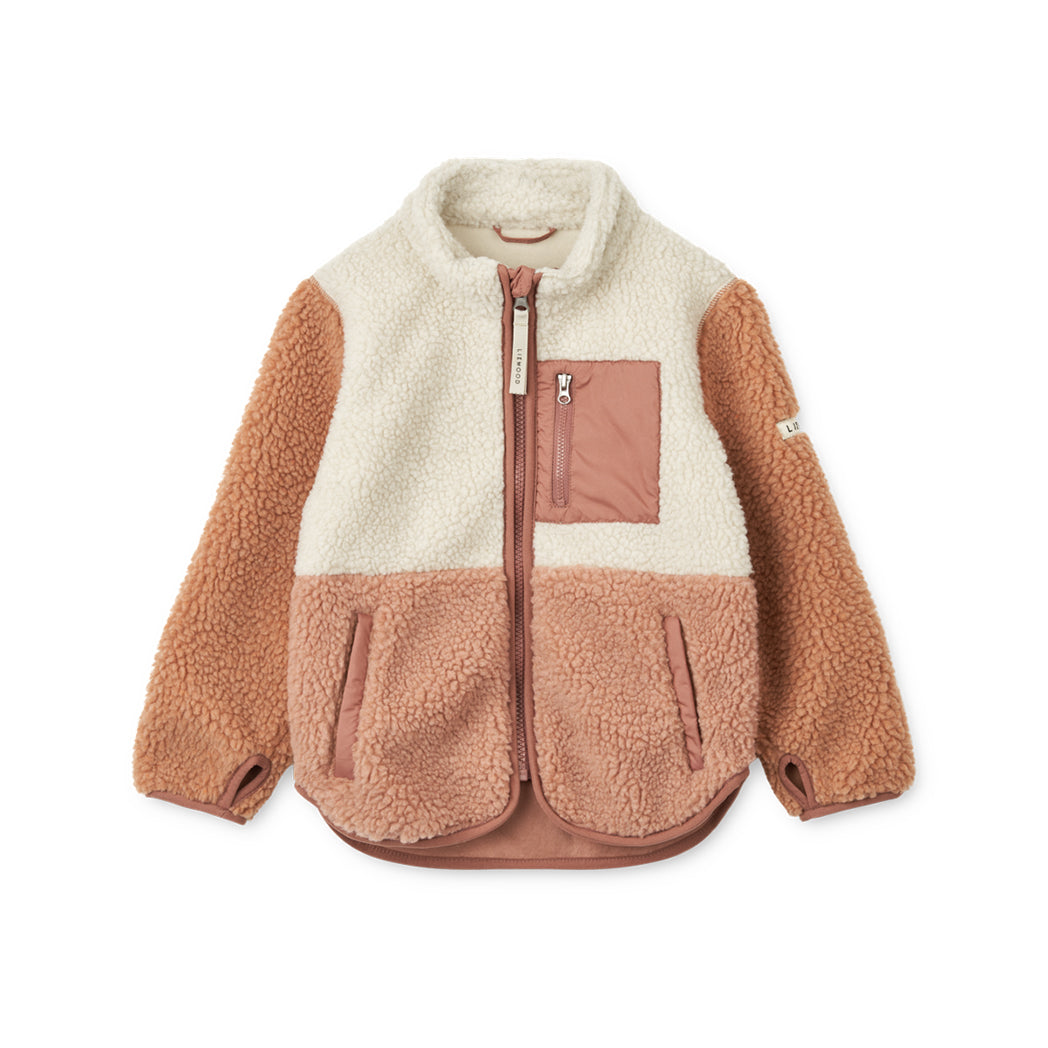 Liewood Kinder Fleece Jacke Nolan Tuscany Rose Mix bei Yay Kids