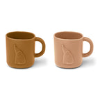 Liewood Silikon Becher Chaves Tuscany rose Golden Caramel bei Yay Kids