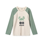Liewood Kinder UV Swim Tee Noah Sandy / Peppermint bei Yay Kids