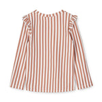 Liewood UV T-Shirt Tenley Stripe Tuscany rose / Crème de la crème bei Yay Kids