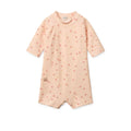 Baby UV swim jumpsuit "Thor" – Mini Butterfly / Apple Blossom