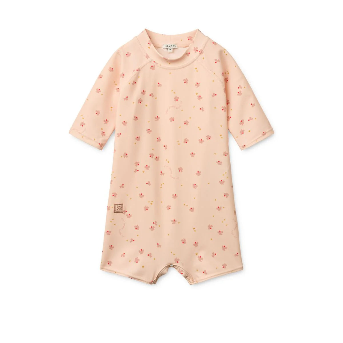 Baby UV-Bade-Jumpsuit „Thor“ – Mini Butterfly/ Apple Blossom