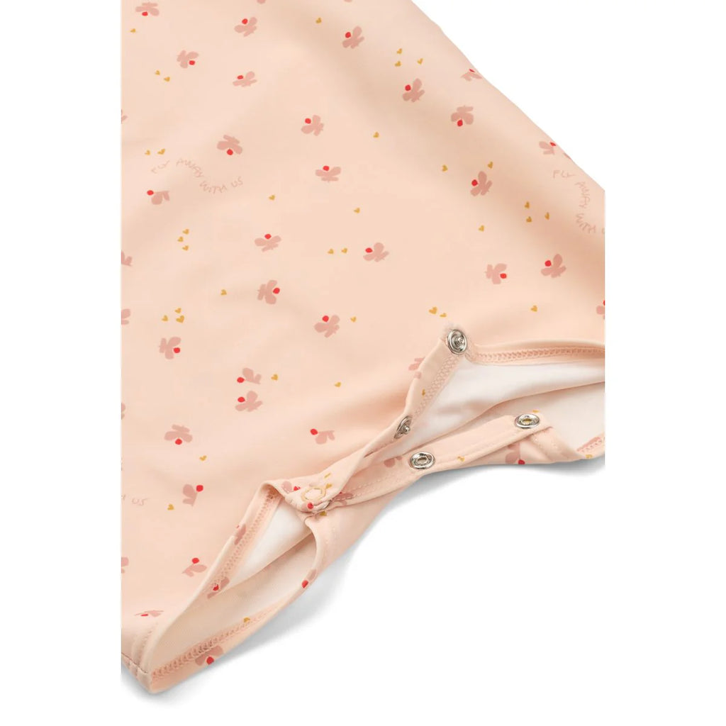 Baby UV swim jumpsuit "Thor" – Mini Butterfly / Apple Blossom