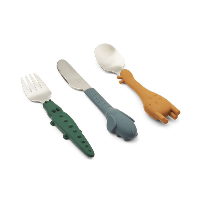 Liewood Besteck Set Tove Golden caramel mix bei Yay Kids