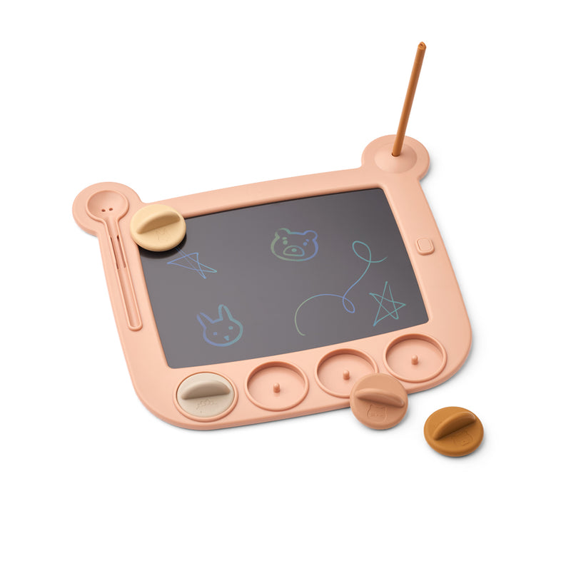 Liewood Zeichentablet mit Stempeln Venzora Pale Tuscany Rose mix bei Yay Kids