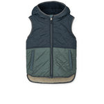 Liewood Kinder Fleece Weste Diana Whale blue multi mix bei Yay Kids