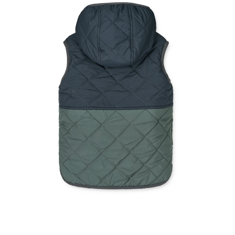 Liewood Kinder Fleece Weste Diana Whale blue multi mix bei Yay Kids