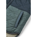 Liewood Kinder Fleece Weste Diana Whale blue multi mix bei Yay Kids