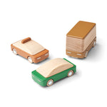 Liewood Kinder Holz Autos 3-Pack Mustard mix bei Yay Kids