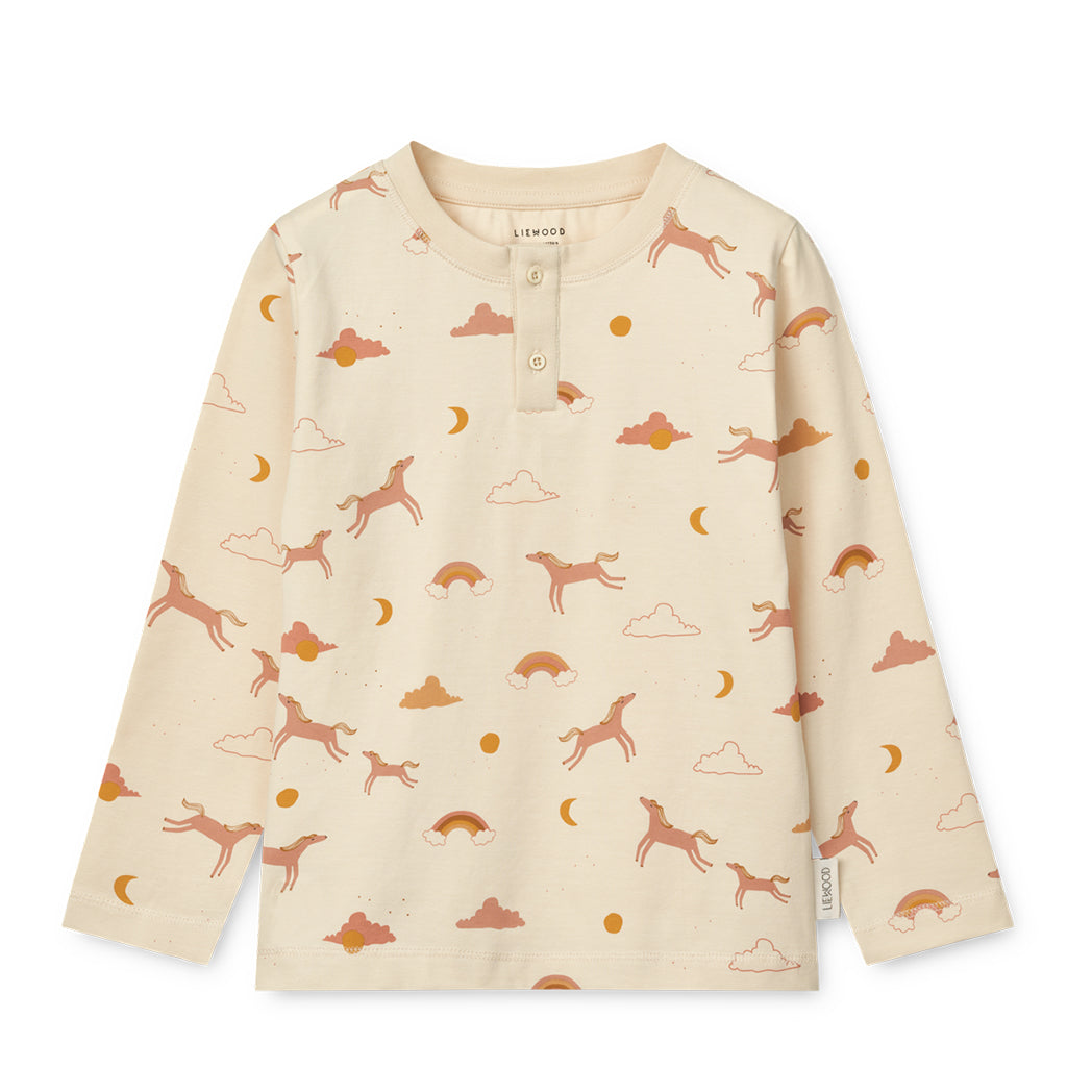 Liewood Kinder Pyjama Wilhelm Dream / Ecru bei Yay Kids