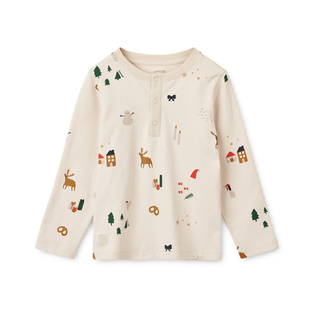 Liewood Kinder Pyjama Wilhelm Holiday / Sandy bei Yay Kids