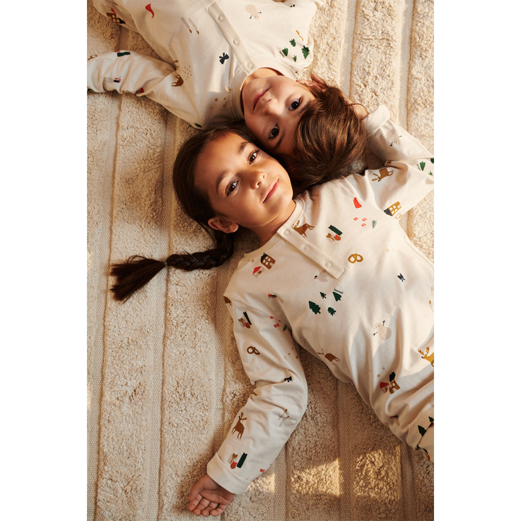 Liewood Kinder Pyjama Wilhelm Holiday / Sandy bei Yay Kids