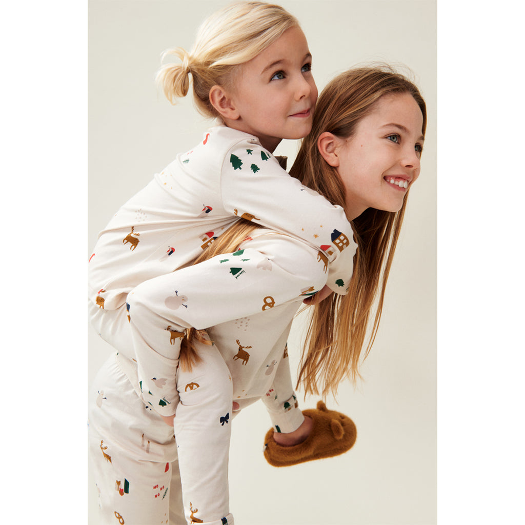 Liewood Kinder Pyjama Wilhelm Holiday / Sandy bei Yay Kids
