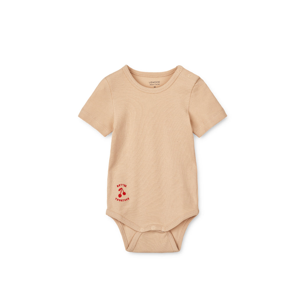 Set of 2 Bodysuits Yanni Cherries Apple Blossom