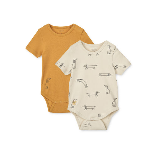 Body 2er Pack Yanni Sandy / Yellow mellow – Liewood