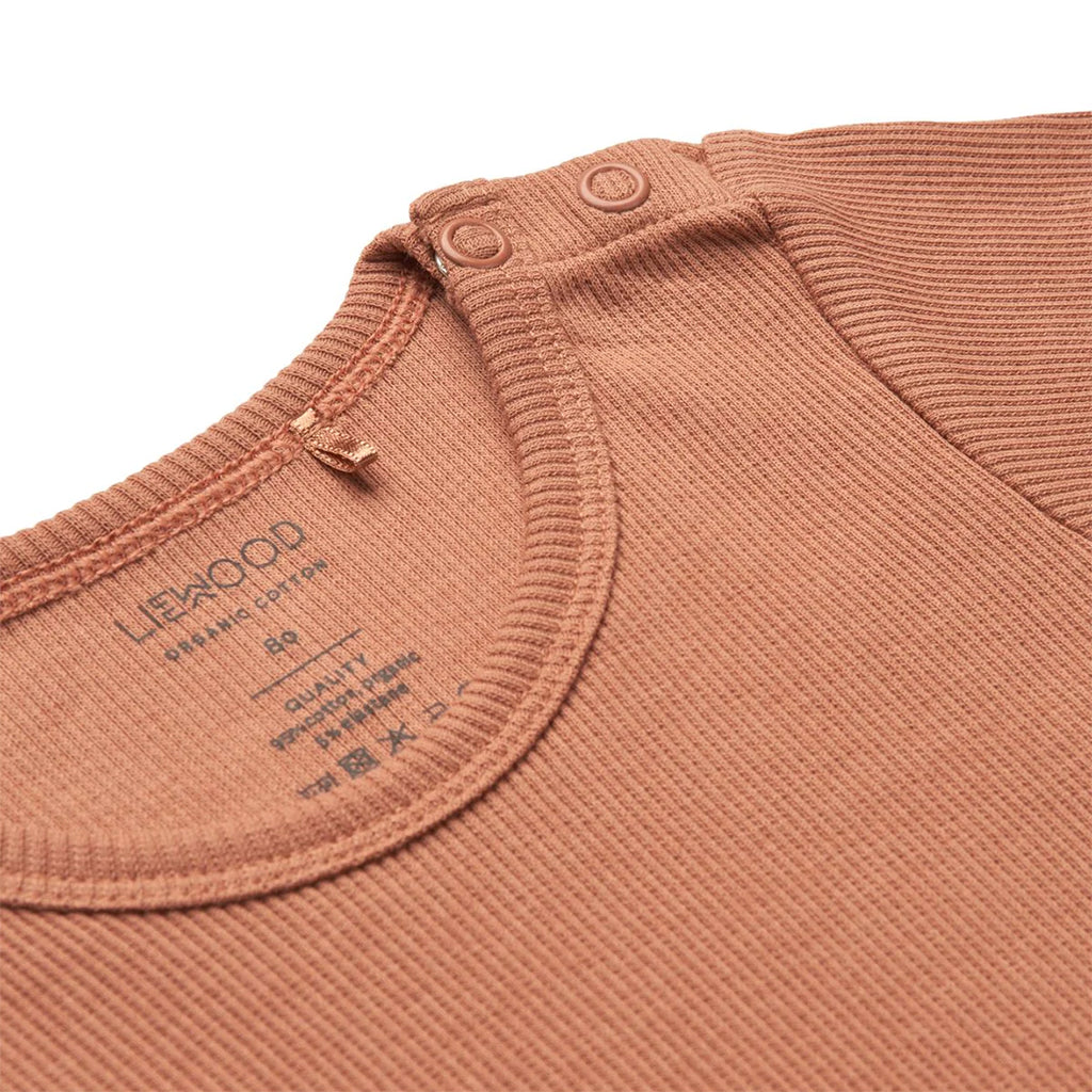 Liewood Baby Kurzarm Body Set Yanni Tuscany rose / sandy bei Yay Kids