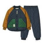 Liewood Kinder Thermo Wear Set Zella Classic navy multi mix bei Yay Kids