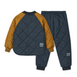 Liewood Kinder Thermo Wear Set Zella Classic navy multi mix bei Yay Kids