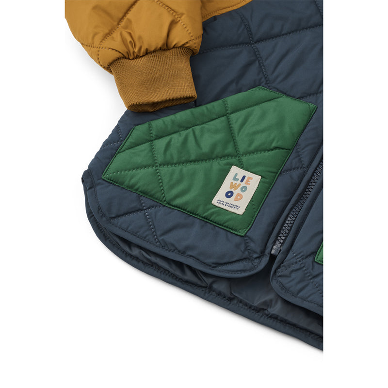 Liewood Kinder Thermo Wear Set Zella Classic navy multi mix bei Yay Kids