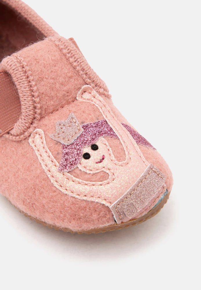 MAYA MERMAID ELASTIK SLIPPER - Hausschuh - peach