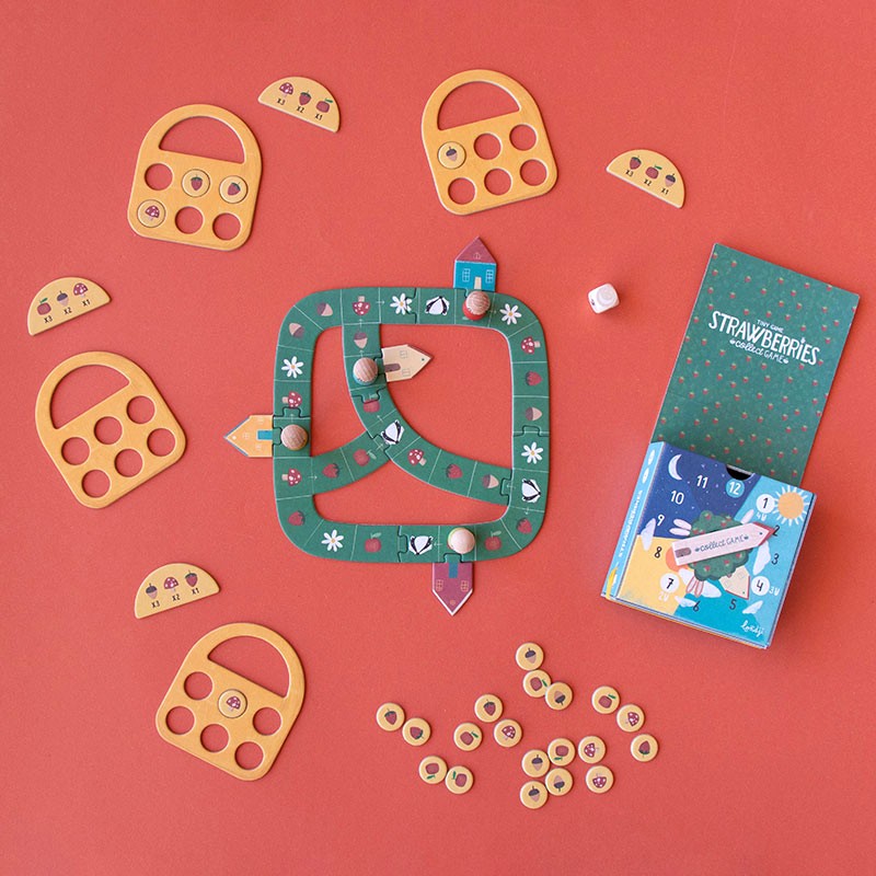 Londji Strategiespiel Tiny Game Strawberries bei Yay Kids