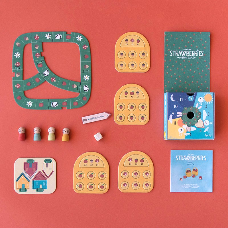 Londji Gesellschaftsspiel Tiny Game Strawberries bei Yay Kids